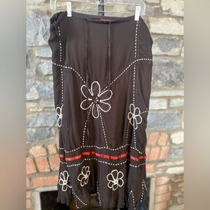 Vintage Apriori brown skirt